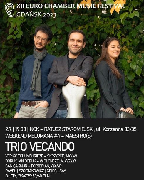 Trio Vecando at the Euro Chamber Music Festival in Gdansk