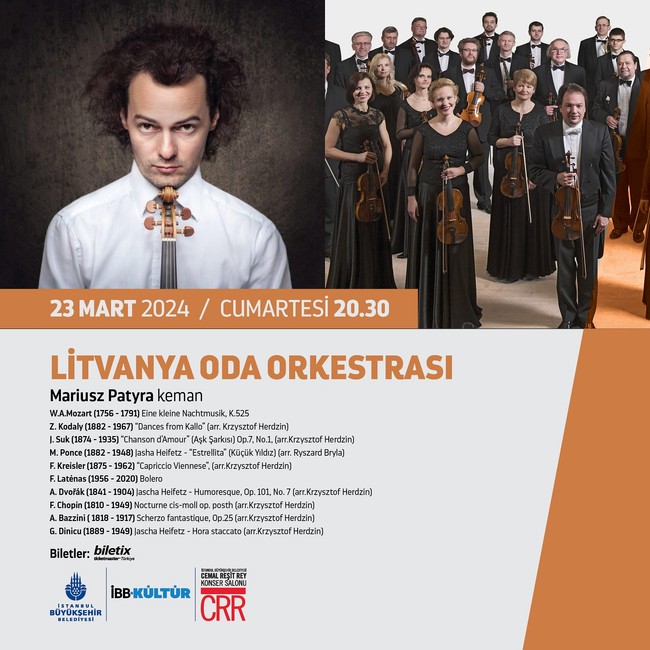 The Lithuanian Chamber Orchestra at Istanbul CRR Concert Hall